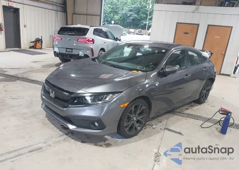 2019 Honda Civic Sport z USA, uszkodzony, nr VIN 19XFC2F85KE202157